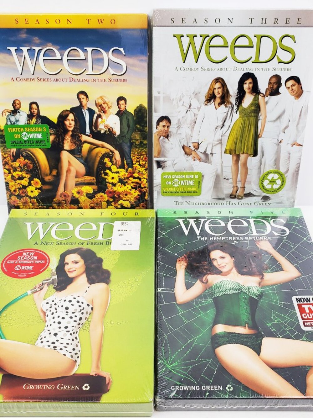 Weeds Season 2-5 DVD Box Sets Showtime TV Show Mary-Louise Parker Sealed